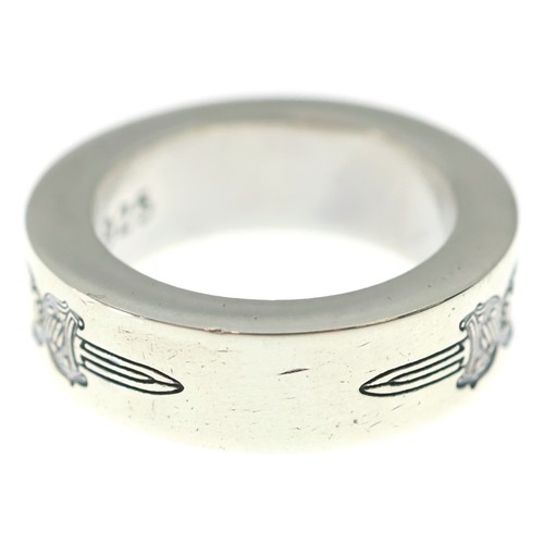 CHROME HEARTS 6mm SPACER DAGGER Ring Silver Bca335 Us… - Gem