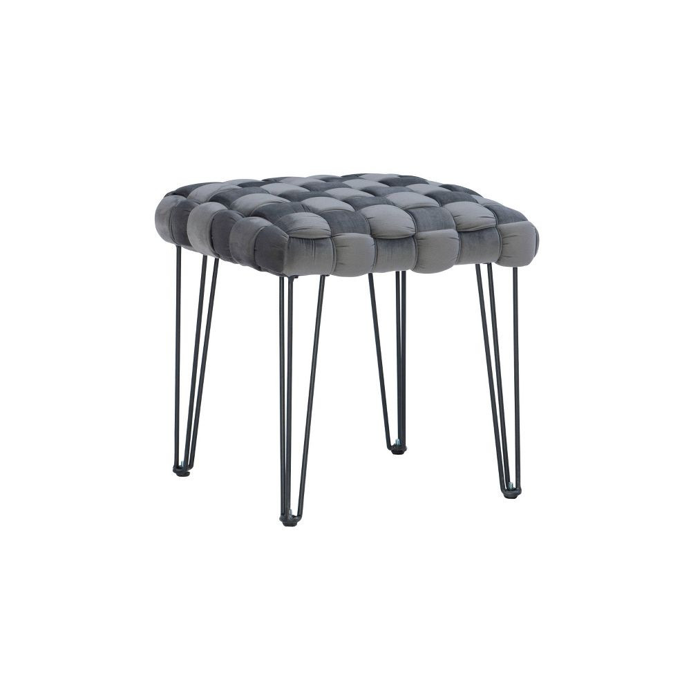 Табурет Kylie Square Ottoman Grey - Linon 7990₽