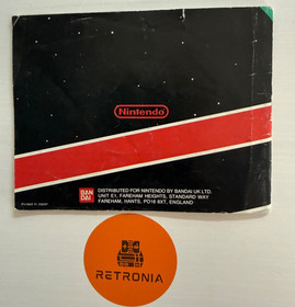 Super Mario Bros / Duck Hunt Nintendo Nes Game Instruction Manual UK Version