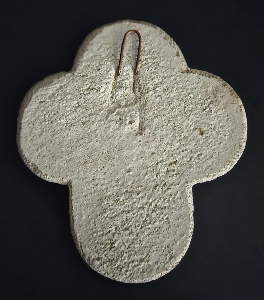 Placa de pared de piedra cruz celta Carruth Studio "Bendice esta casa" decoración 6"L Foto 4 de 4