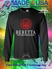 New BERETTA Firearms 500 YEARS ONE PASSION Men's T-Shirt American Size S-5XL