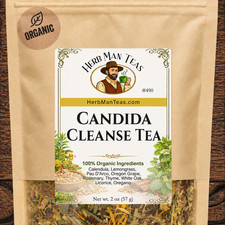 CANDIDA CLEANSE TEA to get rid of Candida fast w/o a restrictive candida diet