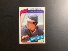 Topps 1980 Rod Carew NMMT to MINT Angels Pack Fresh Super Sharp and Centered.