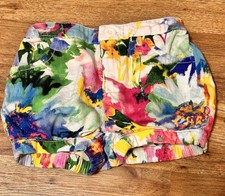 Ralph Lauren Shorts Girls 12 M Floral Vibrant Bloomers/ Shorts Beautiful