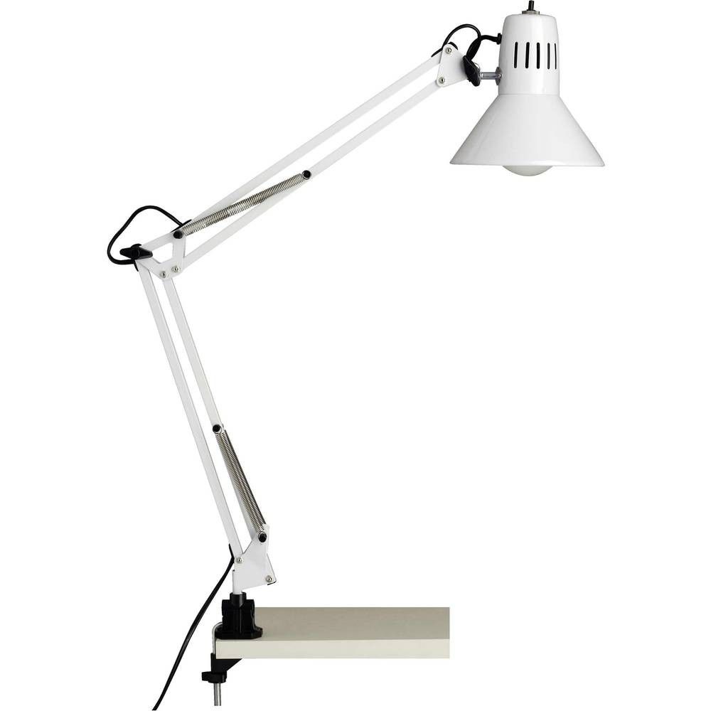 Spot à pince LED E27 blanc Brilliant Hobby 10802 pour bureau