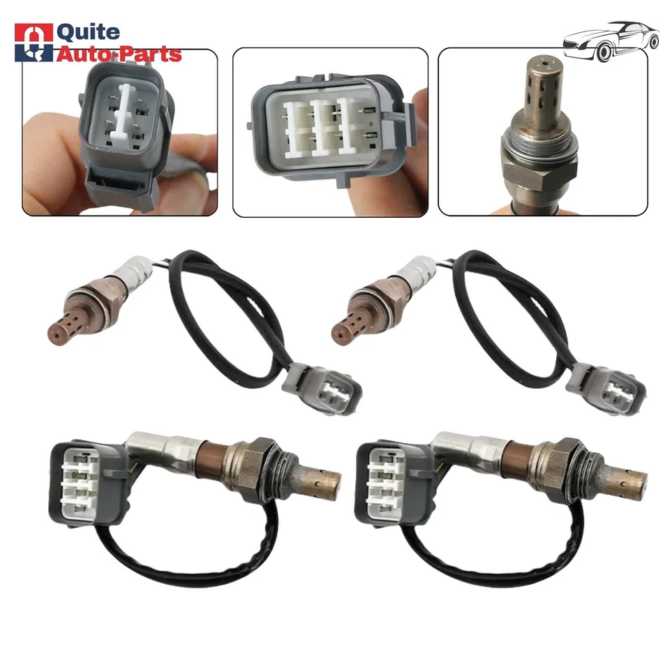 For Honda Accord 3.0L V6 2003 2004 2005 2006-2007 Set of 4 Oxygen O2 Sensors Foto 4 de 4