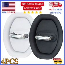 4Pcs Car Door Lock latches Cover Car Silicone Door Latch Protective Cover CW
