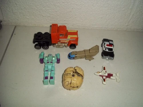 VINTAGE TRANSFORMERS G1 GOBOTS GO BOTS FIGURE LOT