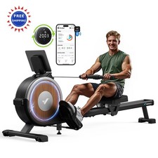 Rowing Machines Electromagnetic Self Powered Merach Smart Adjust Resistance Led