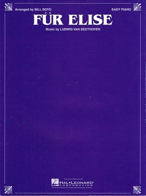 Fur Elise - Ludwig Van Beethoven - Easy Piano - Bill Boyd (HL00350696)