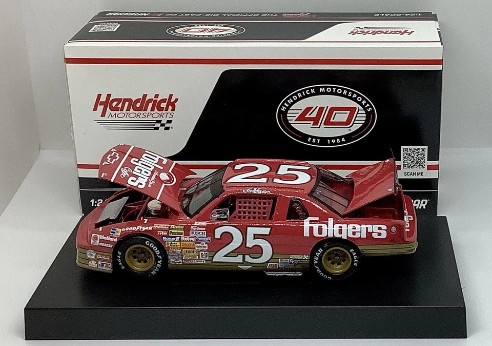 1989 1/24 #25 Ken Schrader “Folgers” Charlotte Win Lumina- 1 of 600 SD Shipping - Image 4 of 4