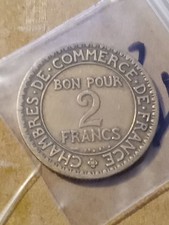 1922 France  Bon Pour 2 Francs Coin Commerce Industrie  ,   FC-11