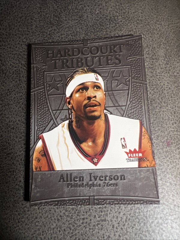 2004-05 Fleer Tradition - Allen Iverson #1/20 HT 76Ers Hard court Tributes