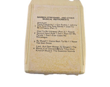 Vintage 8 Track Tape Barbra Streisand ...  and Other Musical Instruments 1970