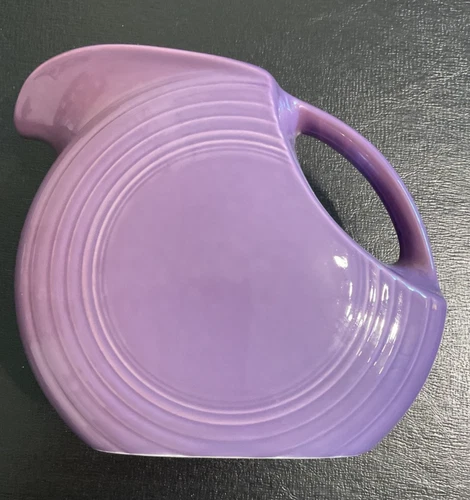 Vintage  Homer Laughlin Fiestaware Lilac Large Disc Water Pitcher