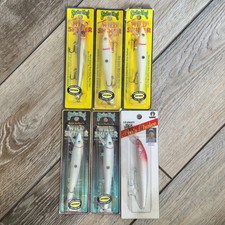 Strike King KVD Wild Shiner Jerkbait 5" Fishing Lures Lot of 6