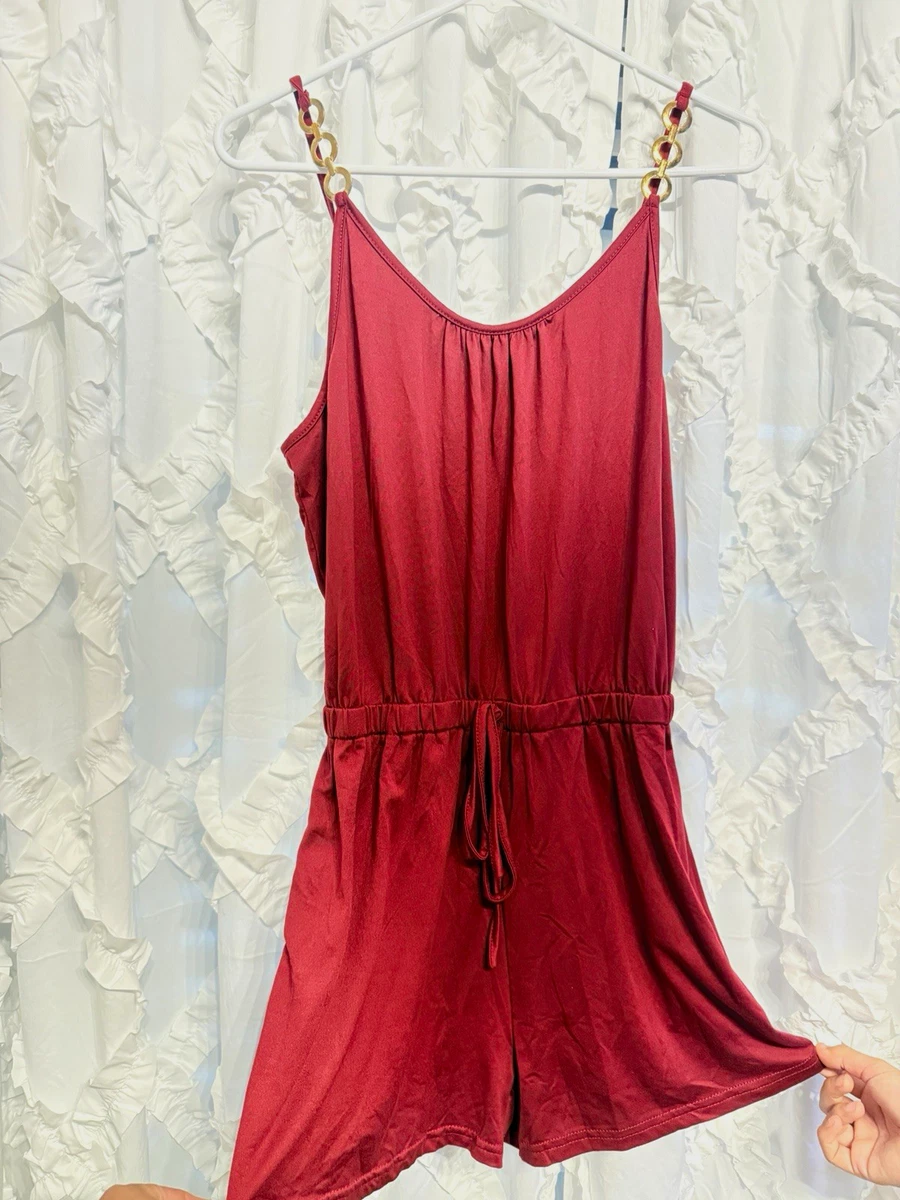 Red Romper for Women for sale | eBay