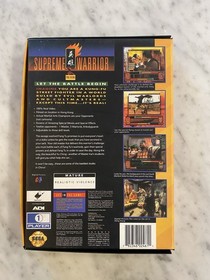 SUPREME WARRIOR Sega CD 32X Complete EXCELLENT  CONDITION