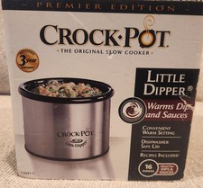 NEW Original Sunbeam CROCK POT Little Dipper Premier Edition 16 0z Slow Cooker