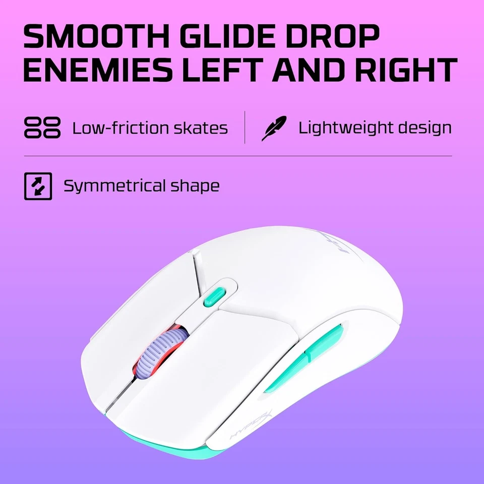 HyperX The Pulsefire Haste 2 Core Wireless is a wireless, lightweight gaming mou - Image 4 of 4