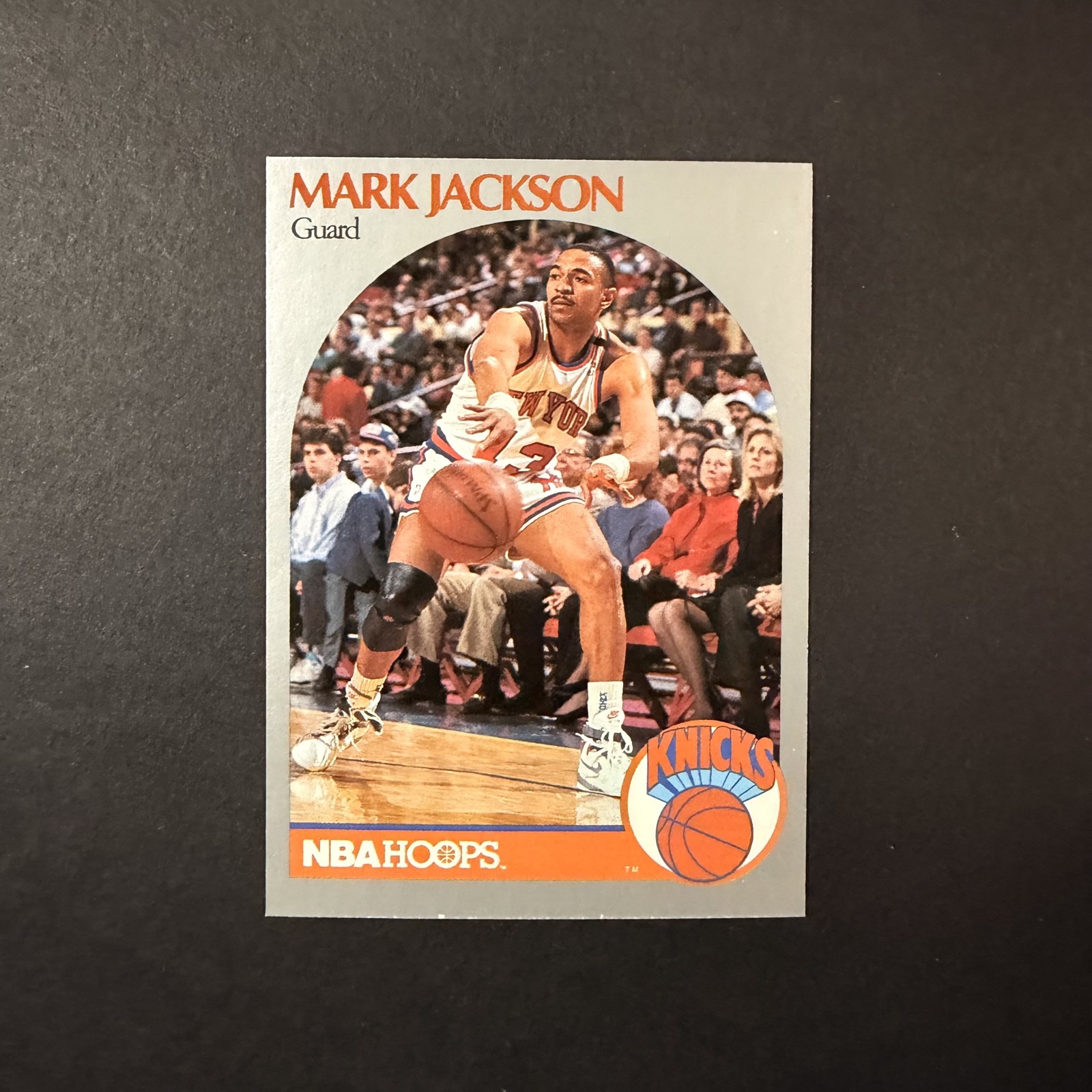1990-91 NBA Hoops - Mark Jackson #205 "Famous" People in Background