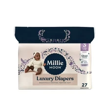 Millie Moon Luxury Diapers, Size 3, 27 Count