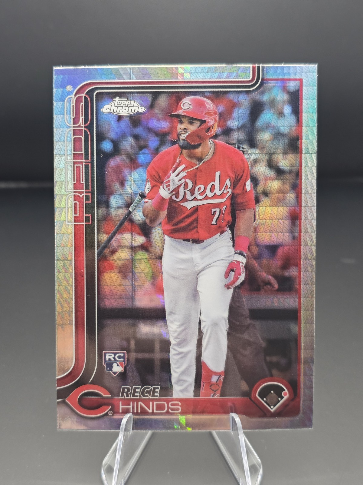 2025 Topps Chrome #253 Rece Hinds Prism Refractors