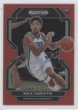 2022-23 Panini Prizm Draft Picks Red Prizm 228/299 Max Christie #90 pe8