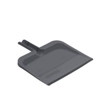 Clip-On Dustpan with Lip - 10-inch Wide Durable Plastic Dust Pan with Comfort...