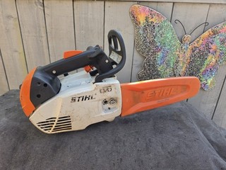 STIHL MS 151TC PETROL CHAINSAW 2 STROKE 10" bar top handle saw