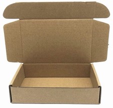 Small Cardboard Shipping Box Mailers 7.7x3.9x1.37 Inch 25 Pack