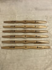 VTG Lot Of 6 Top Flite Power Point 11x6 Wooden RC Airplane Propellers NEW