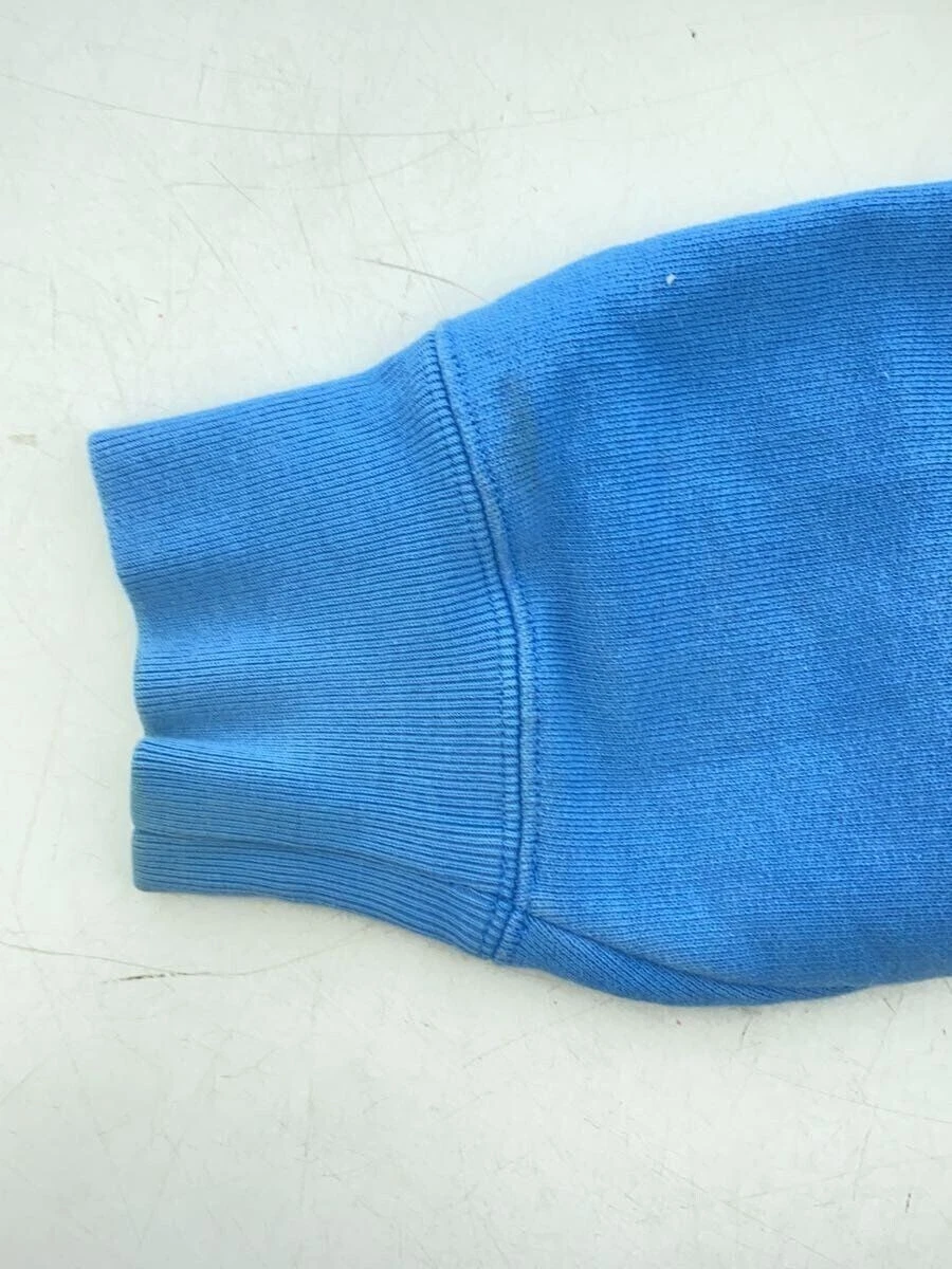 GUCCI XJB27 Felpa con Cappuccio M Cotone Stampa Blu 560502 Usata