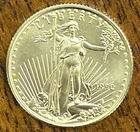 1992 $10 American Gold Eagle Brilliant Uncirculated 1/4 Oz Low Mintage Key Date