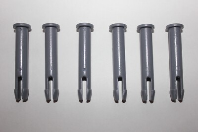 ''GRAY'' COLEMAN ABOVE GROUND SMALL METAL FRAME REPLACEMENT POOL PINS CLIPS 6 PK.