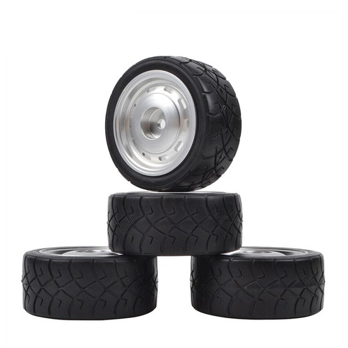 Aluminum Wheels w/Rubber Tires for Tamiya M03 M04 M05 M06 SW-01 Mini M-Chassis - Picture 6 of 11