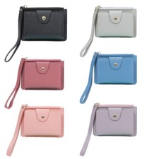 Portable PU Purse ID Bank Card Holder Multi-slot Wallet Coin Purse