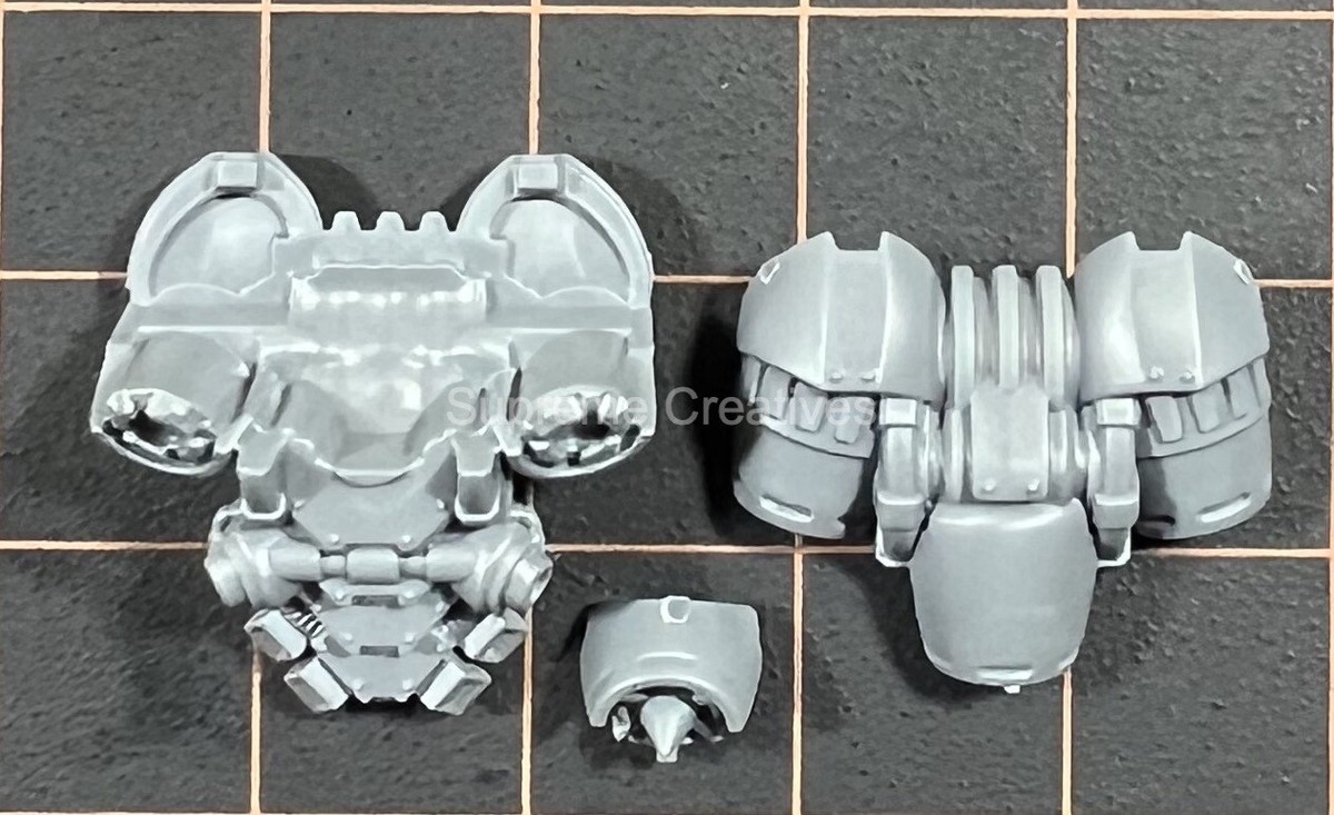 WARHAMMER 40K ROGUE Trader Space Marine Mark VII Raro Strike Force Sgt - Foto 10