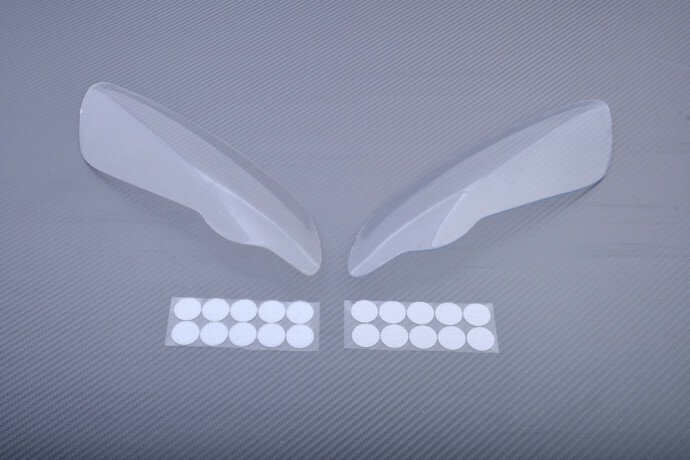 Cache phare transparent Yamaha R1 anti gravillons protection optique moto 2004-2006
