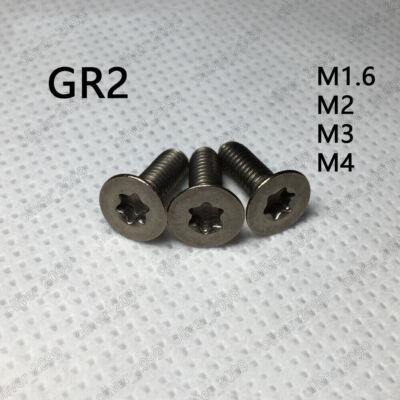 5/25 Pcs M2 M2.5 M3 Titanium GR2 Torx Button Head Machine Screws - Foto 6