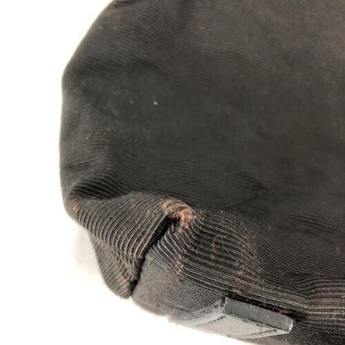 Donna Karan New York Handbag Shoulder Tote Bag Dark Brown Fabric Suede Lining - Picture 3 of 7