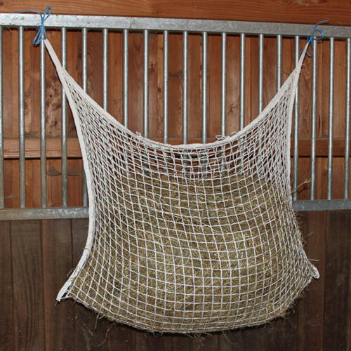 Slow Feed Horse Hay Net Horse Feed Hanging Large Feeding Woven Mesh Bag - Afbeelding 1 van 13