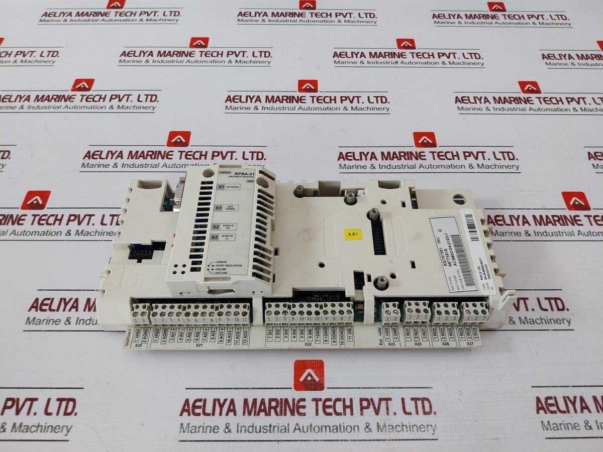 ABB RPBA-01 Profibus Adapter With Control Unit RDCU-12C ABB RPBA-01 Profibus Adapter With Control Unit RDCU-12C