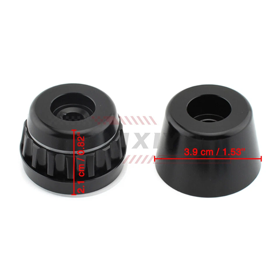 Tampa de aderência plugue de extremidade de guidão CNC para BMW G650GS K1200R R1200R R1100S K1600B preta - Imagem 4 de 4