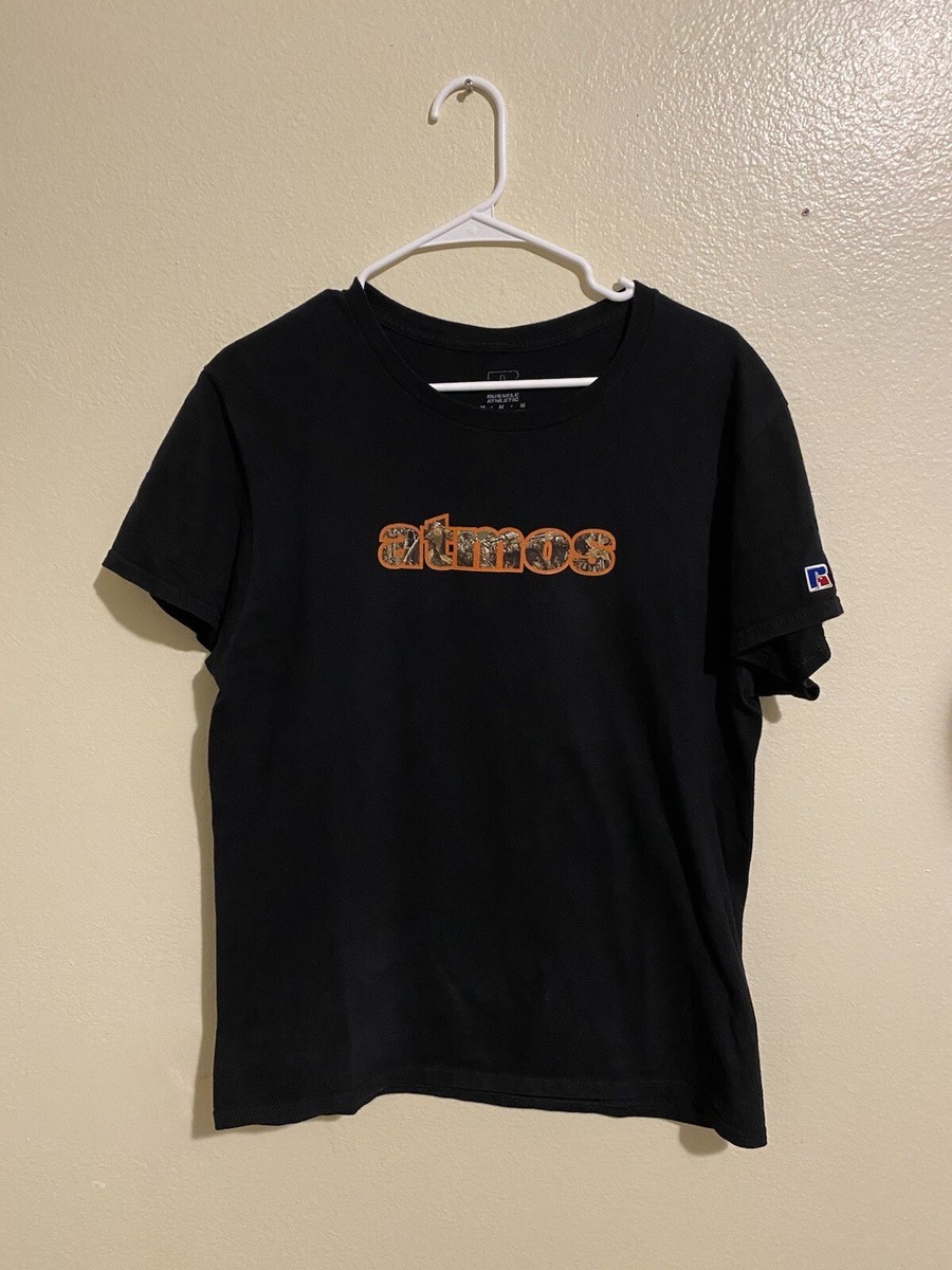 ape tシャツ　S A BATHING APE(アベイシングエイプ) プリント柄Tシャツ ブラック