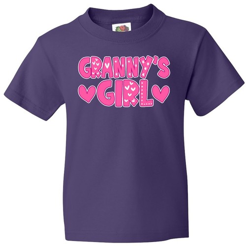 Inktastic Granny's Girl Granddaughter Gift Youth T-Shirt Girls Grandma Little Jc