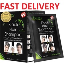 10PCS Dexe Black Hair Shampoo 5 minutes Instant Dye Hair Darkening Long Lasting 