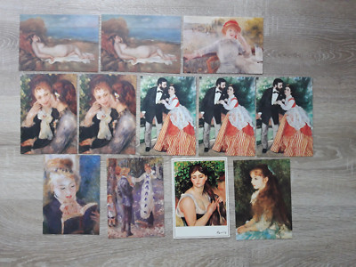 Karte Ansichtskarte Postkarte edition cicero Art Postcard Aug. Renoir 12 Stk