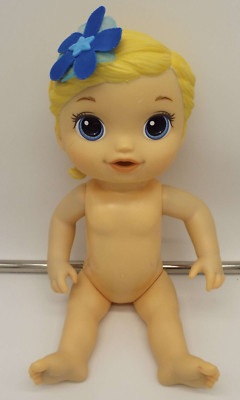 Hasbro Baby Alive Dance Class Baby Ballet Doll Blonde Hair Blue Eyes Flower 2017