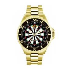 Toff London TLWL-14199 Mens Gold Dartboard 180 Watch